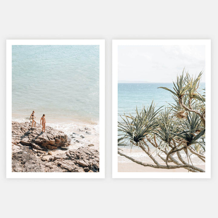 (Set of 2) Barefoot Days & Pandanus Palms