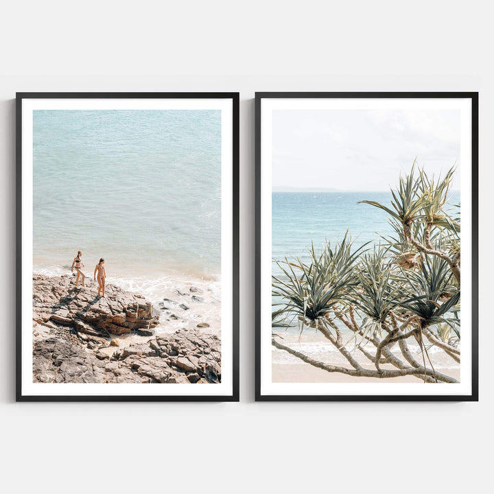 (Set of 2) Barefoot Days & Pandanus Palms