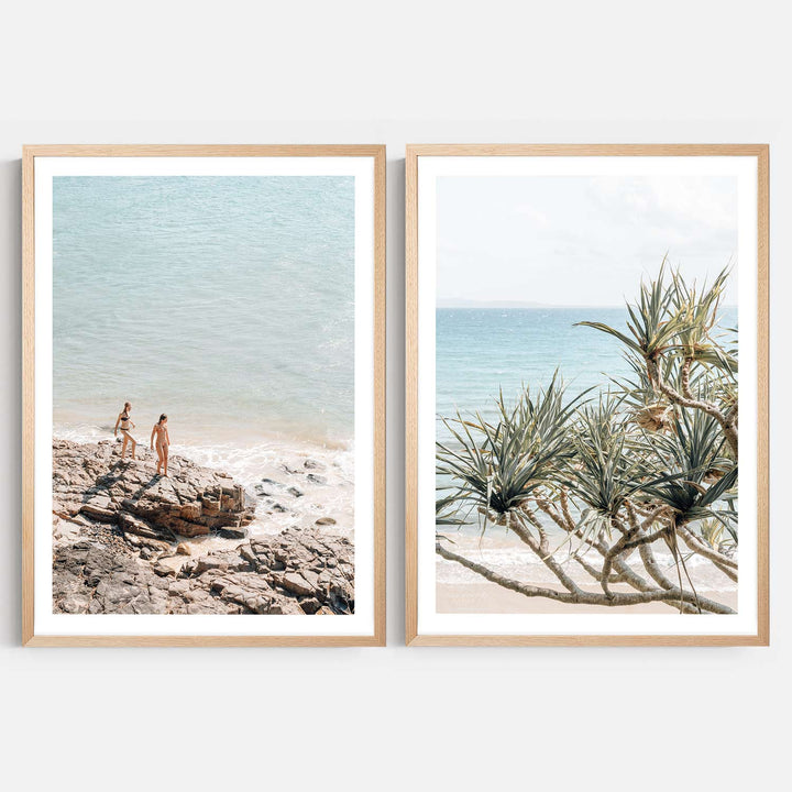 (Set of 2) Barefoot Days & Pandanus Palms